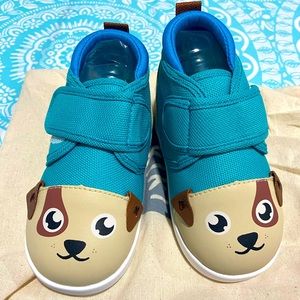 ikiki Squeaky Shoes for Toddlers with On/Off Squeaker Switch Size 7 Mr. Barkles